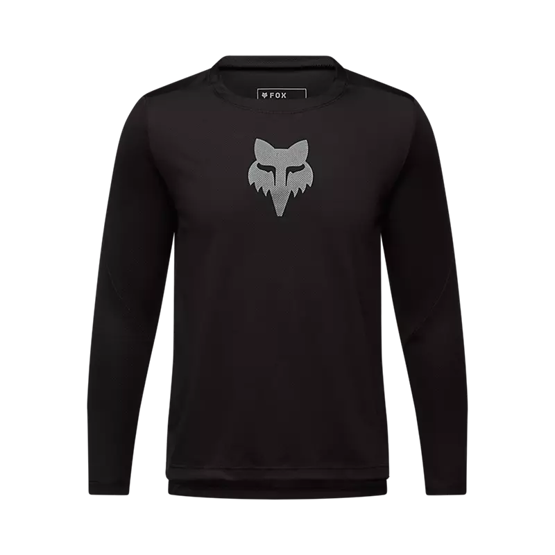 Polera Bicicleta Niño Ranger Head Negro Fox
