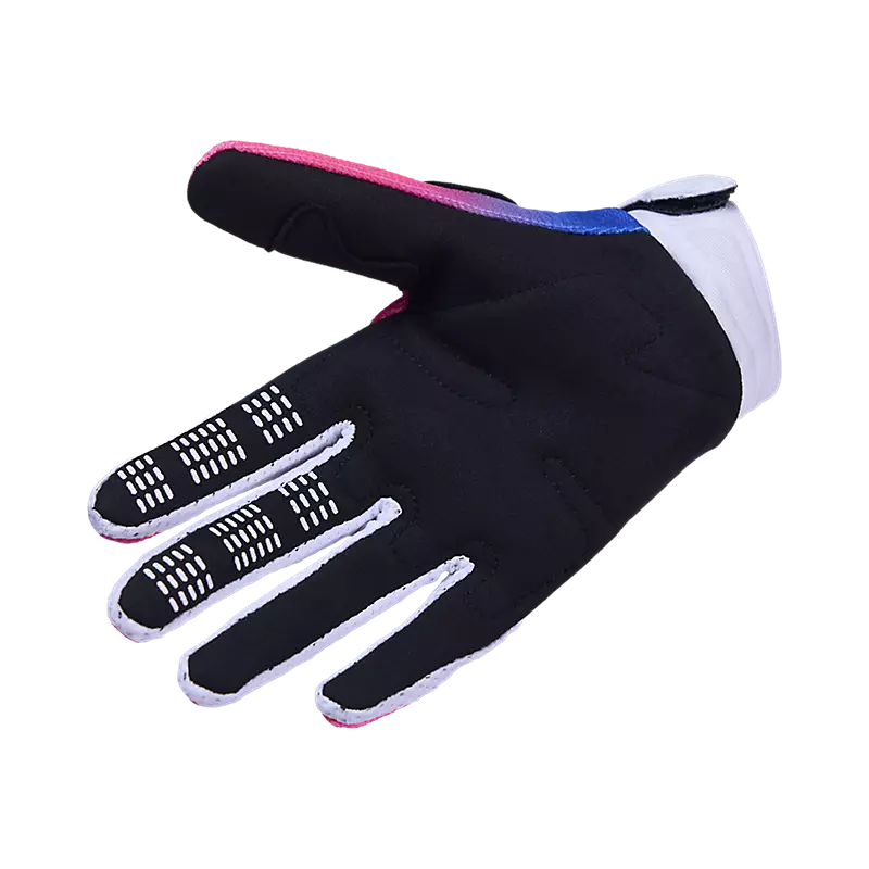 Guantes Moto Niño 180 Collect Azul/Rosado Fox