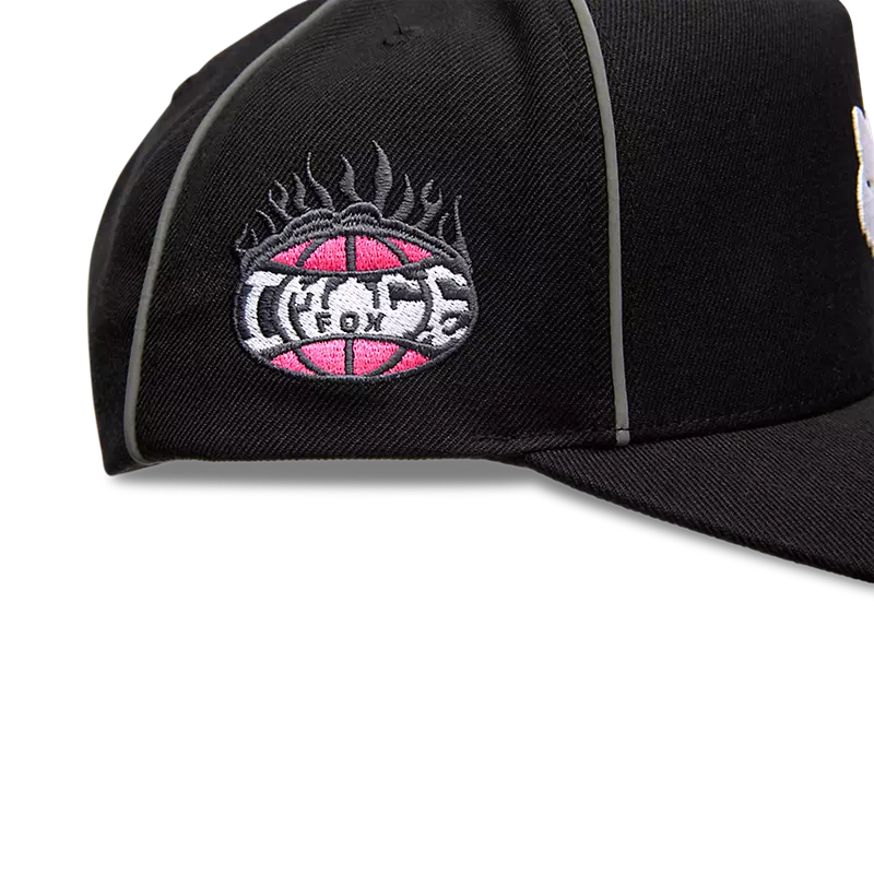 Gorro Jockey Lifestyle Image Cosmo Negro Fox Tamaño Único