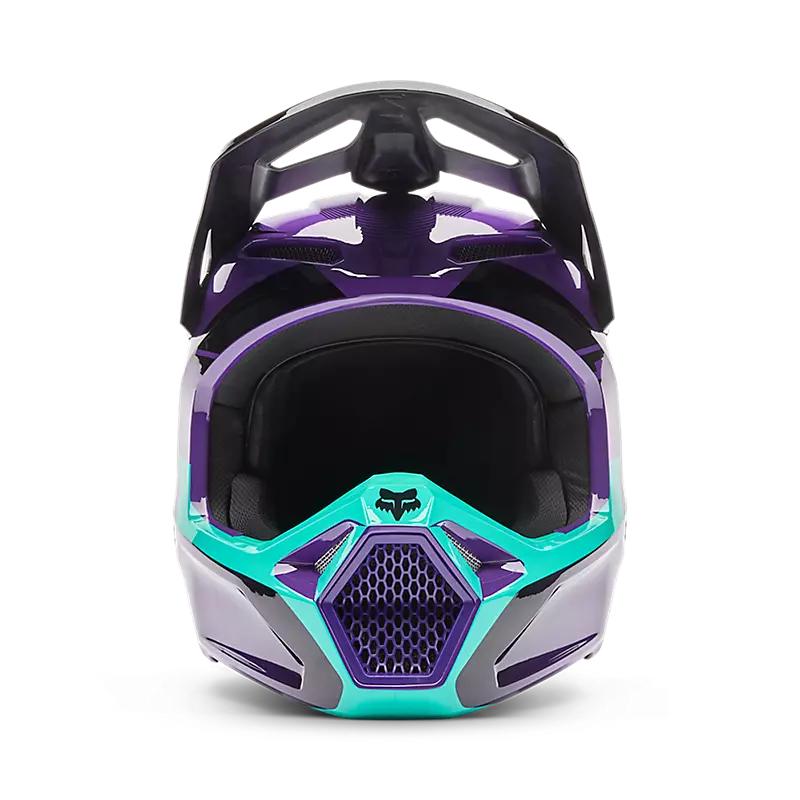 Casco Moto V1 Collect Morado Fox