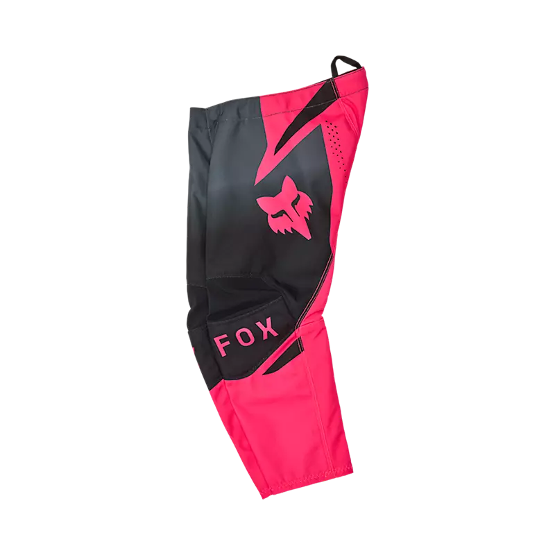 Pantalon Moto Niño 180 Shield Negro/Rosado Fox