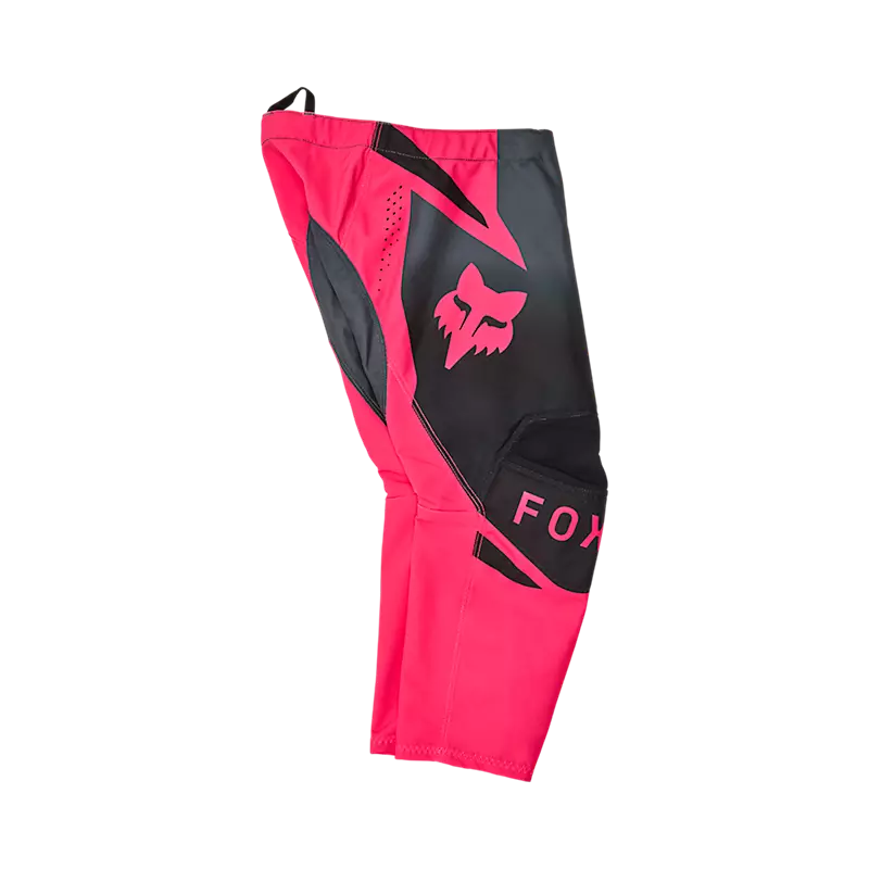 Pantalon Moto Niño 180 Shield Negro/Rosado Fox