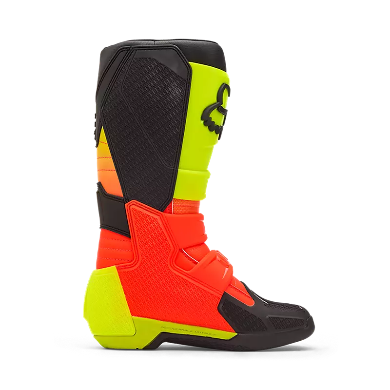 Bota Moto Comp Amarillo/Rojo Fox