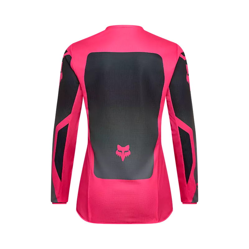 Polera Moto Mujer 180 Shield Negro/Rosado Fox