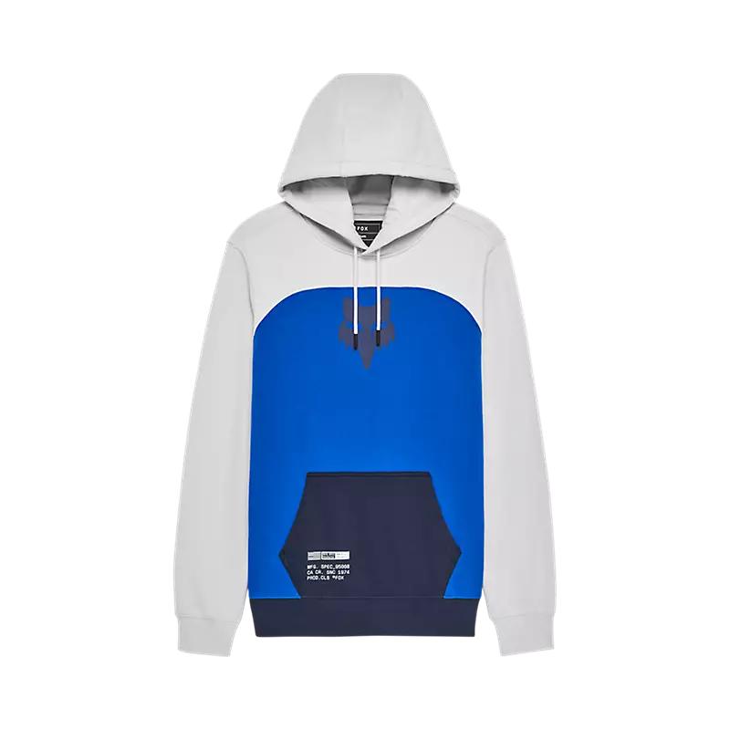 Poleron Lifestyle Fracture Azul/Gris Fox