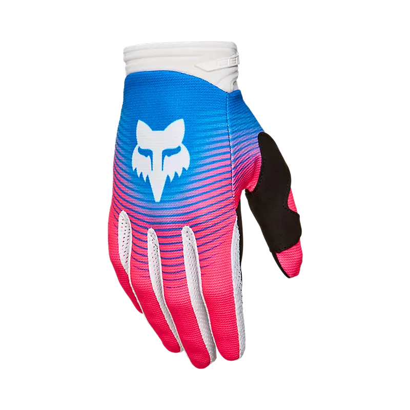 Guantes Moto 180 Collect Azul/Rosado Fox