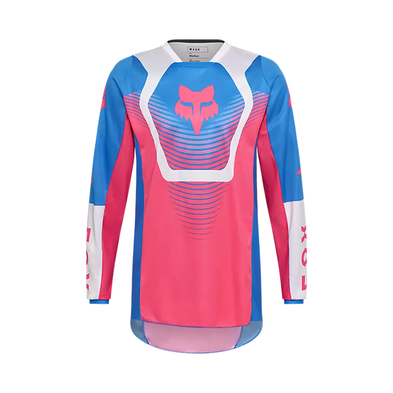 Polera Moto 180 Collect Azul/Rosado Fox