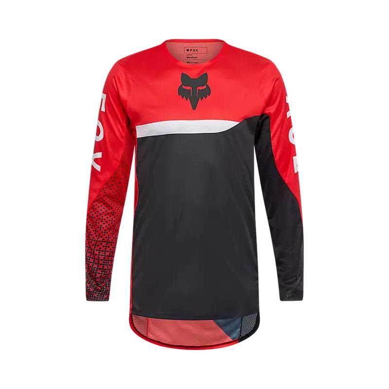 Polera Moto Flexair Fracture Rojo Fox