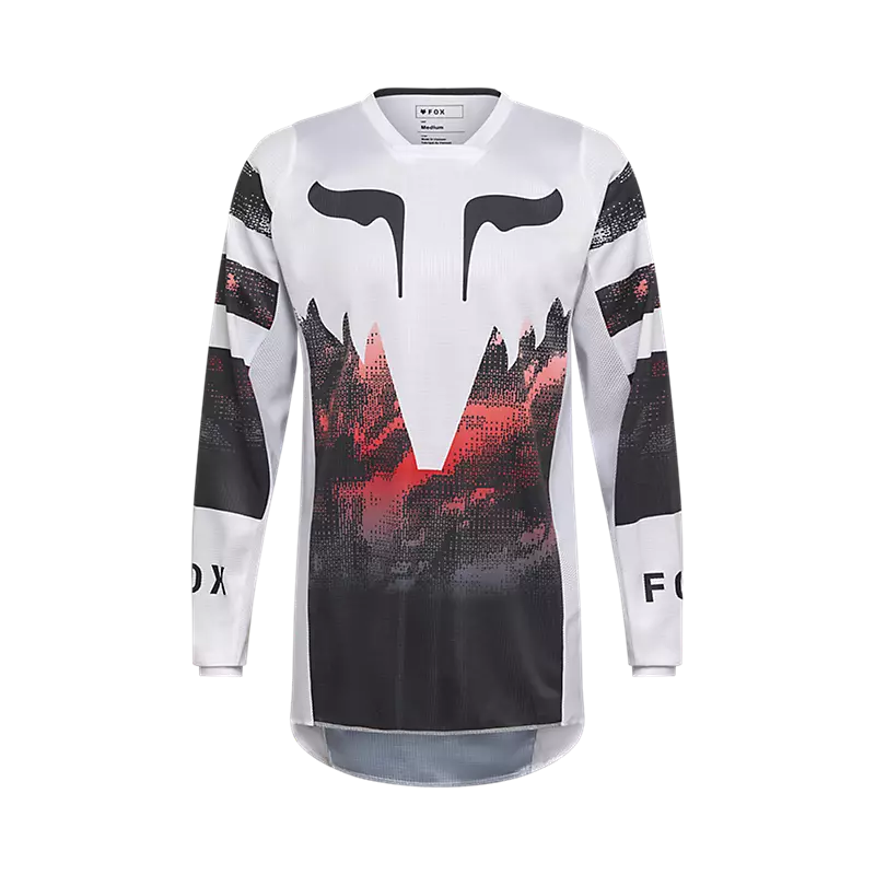 Polera Moto 180 Kairos Blanco/Negro Fox