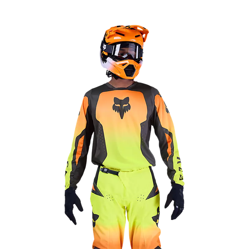 Polera Moto 180 Shield Amarillo Fox