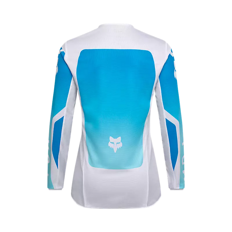 Polera Moto Mujer 180 Shield Azul/Blanco Fox