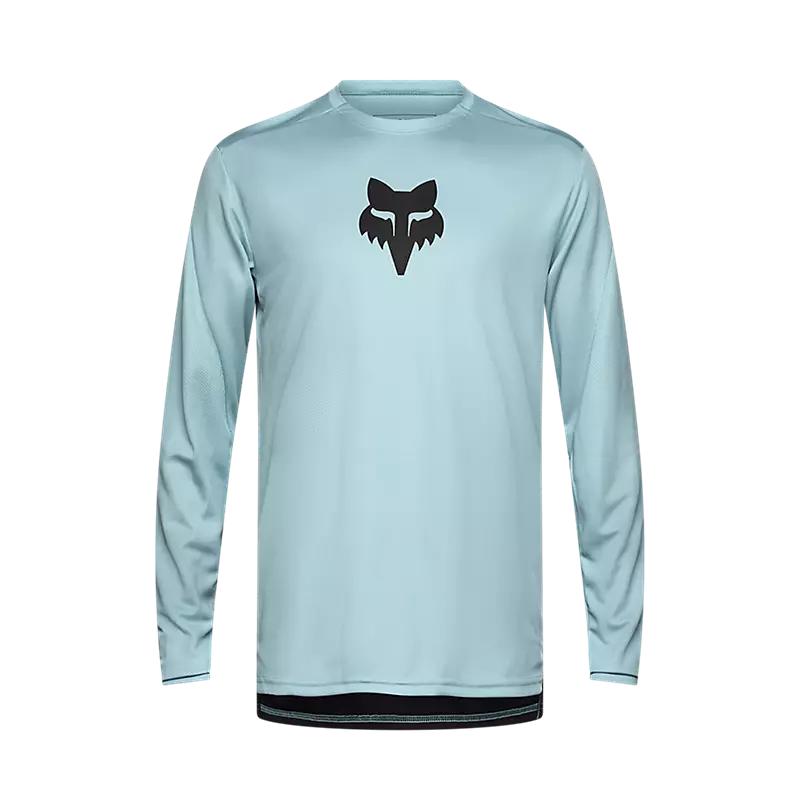 Polera Bicicleta Ranger Head Azul Fox