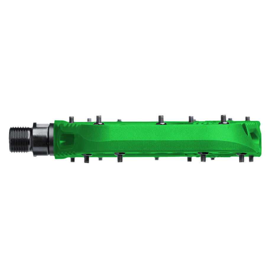 Pedales Bicicleta Flat Resina Verde One Up