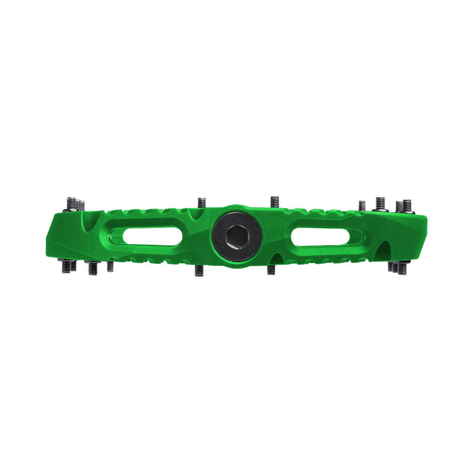 Pedales Bicicleta Flat Resina Verde One Up