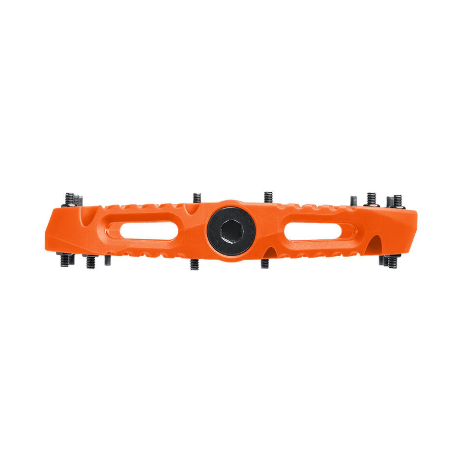 Pedales Bicicleta Flat Resina Naranjo One Up