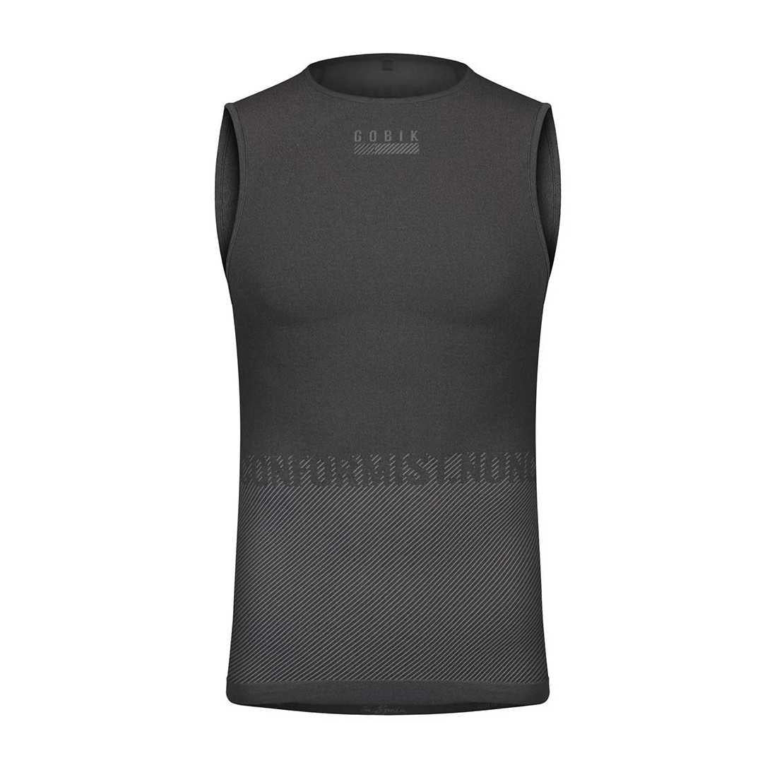 Camiseta Interior Sin Mangas Limber Skin Baslt Negro Gobik