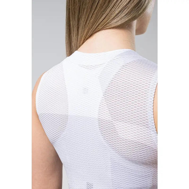 Camiseta Interior Sin Mangas Mujer Second Skin Salt Blanco Gobik
