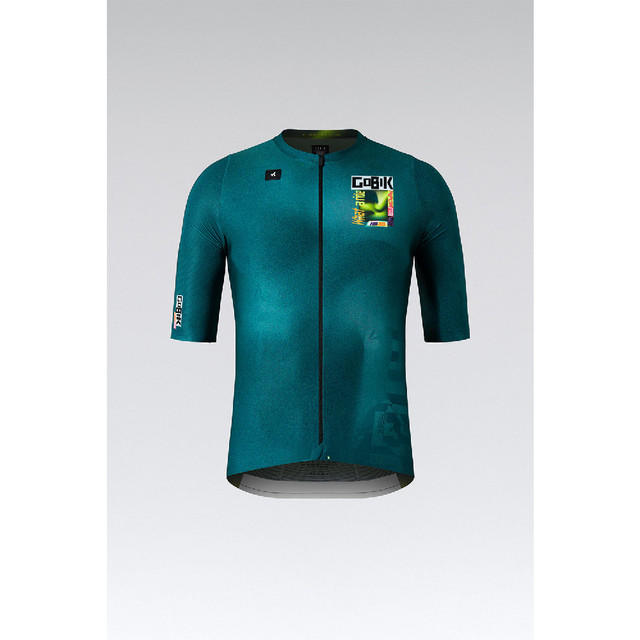 Tricota Bicicleta Ruta Maillot Manga Corta Attitude 2.0 Verde Gobik