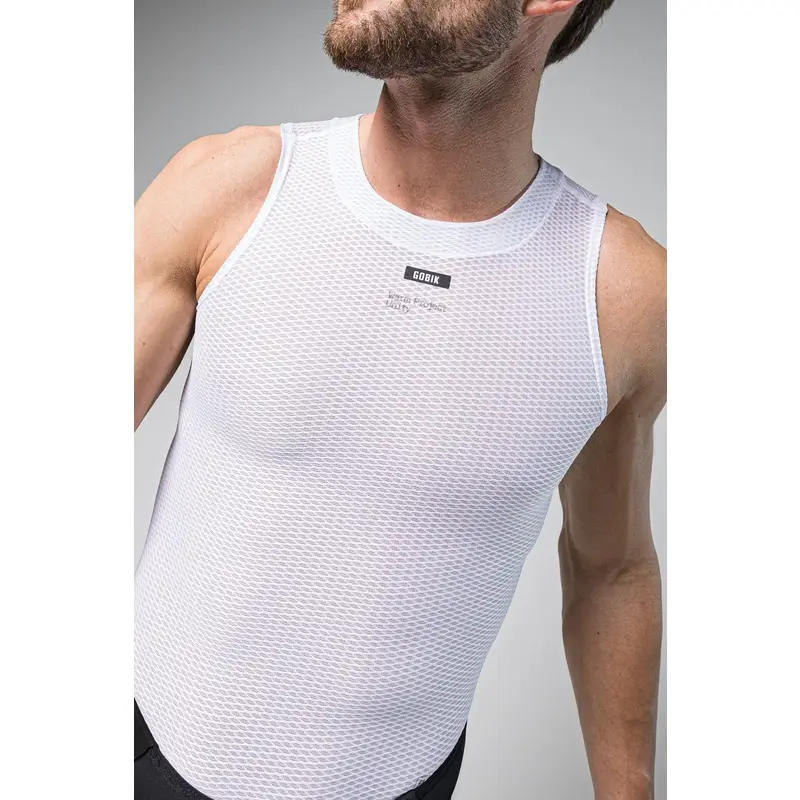 Camiseta Interior Sin Mangas Second Skin Salt Blanco Gobik
