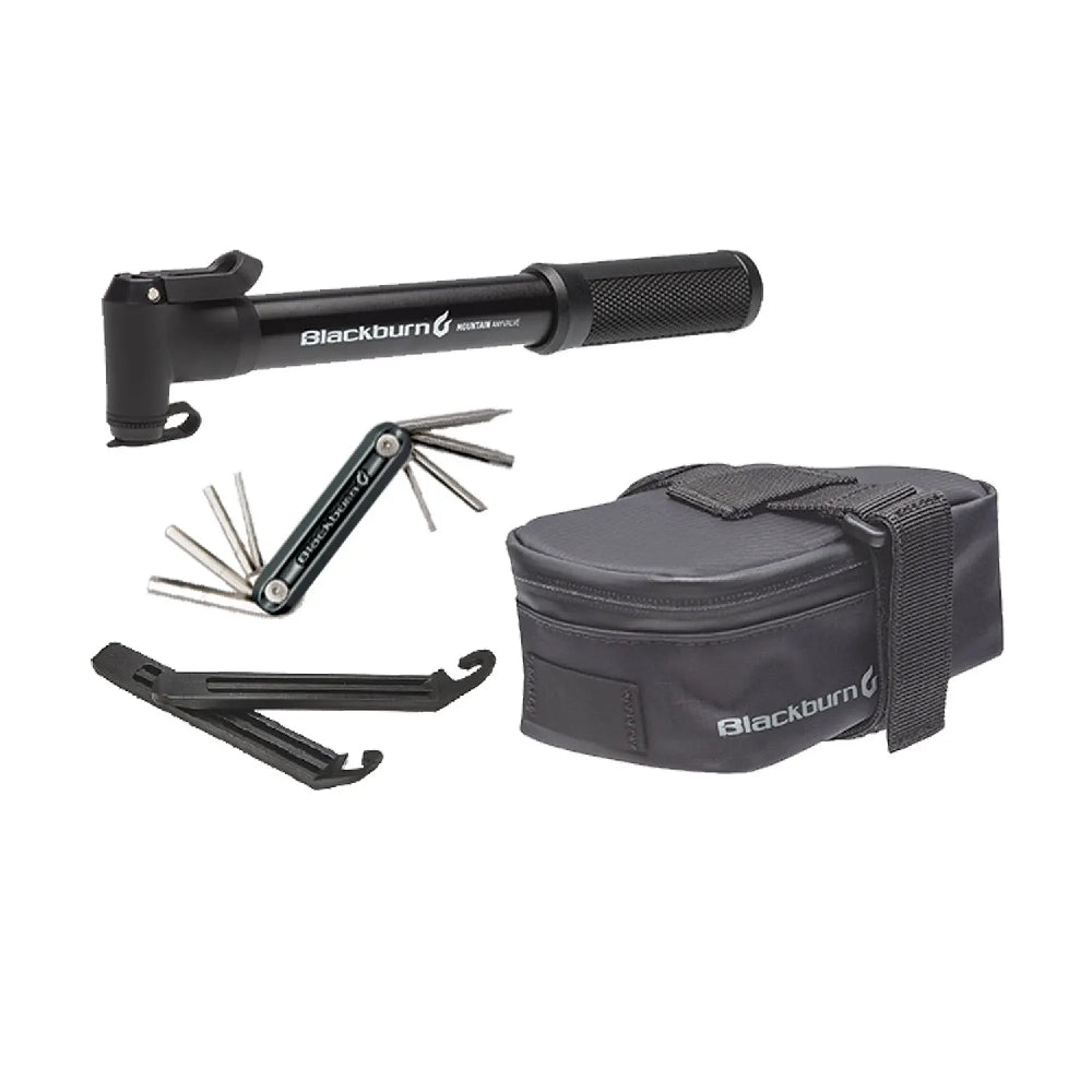 Bolso Asiento con KIT Herramientas/Bombin Negro Blackburn