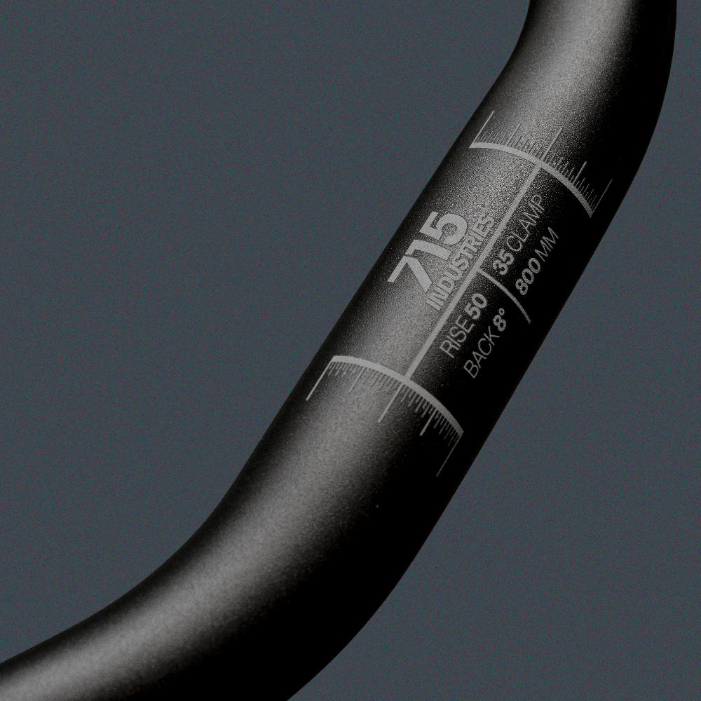 Manubrio Bicicleta 40mm Riser 35 Clap Negro 715IND
