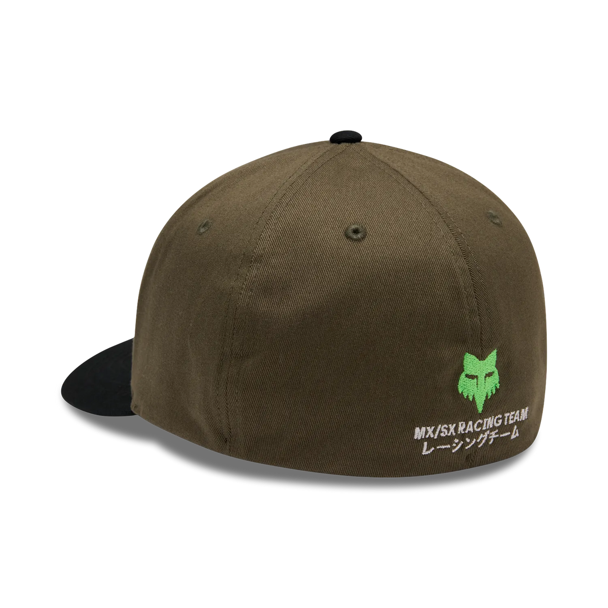 Gorro Jockey Lifestyle Kawasaki Flexfit Verde Fox