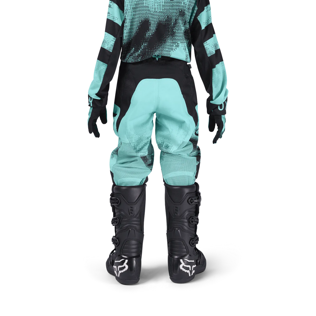 Pantalon Moto Niño 180 Azul Claro Fox
