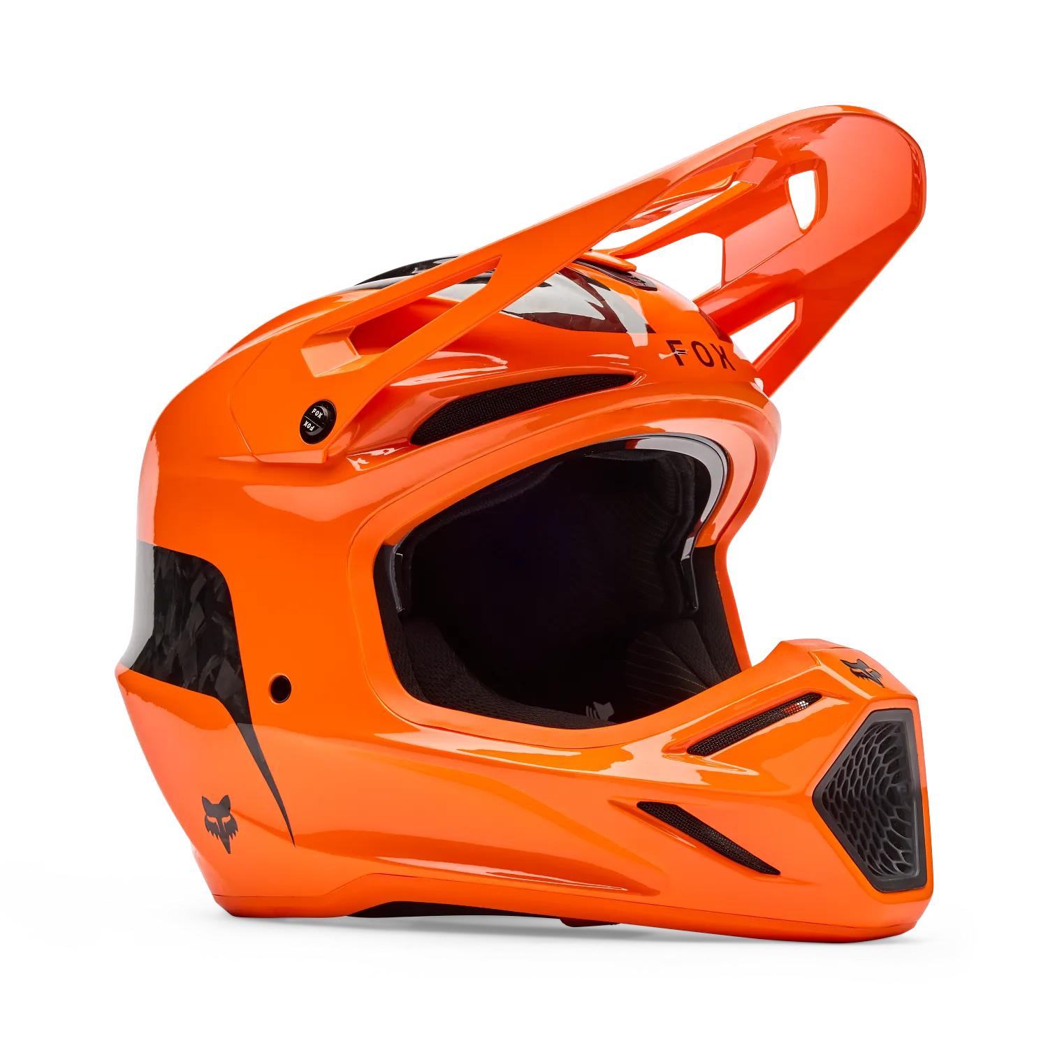PREVENTA - Casco Moto V3 Fracture RS Naranjo Fox