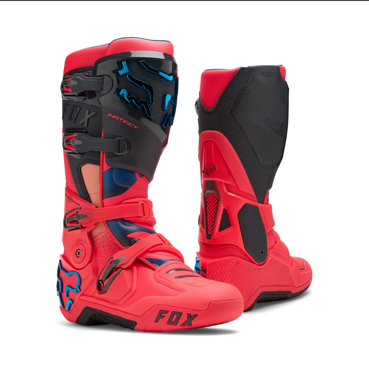 Botas Moto Instinct Vision Rosado Fox