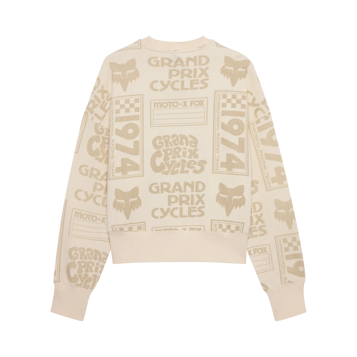 Poleron Lifestyle Mujer Circa 74 Oversized Blanco Fox