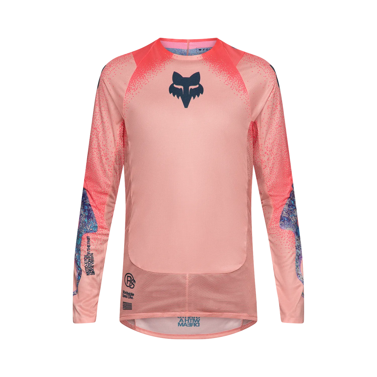 Polera Moto Flexair Vision LE Rosado Fox