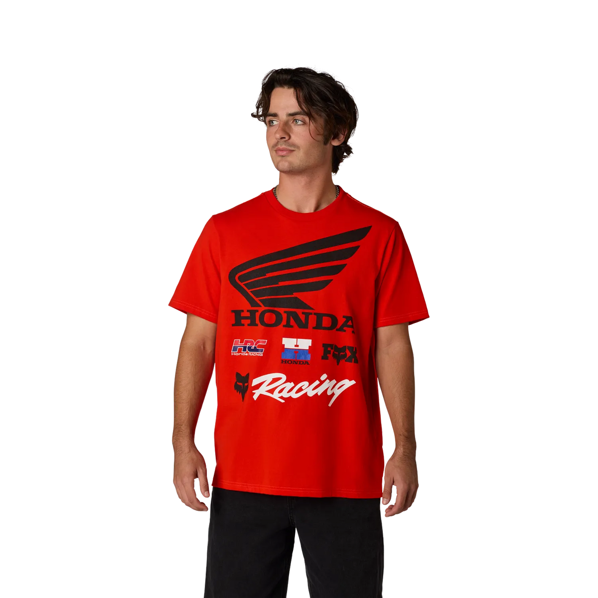 Polera Lifestyle Honda 195 Original Rojo Fox
