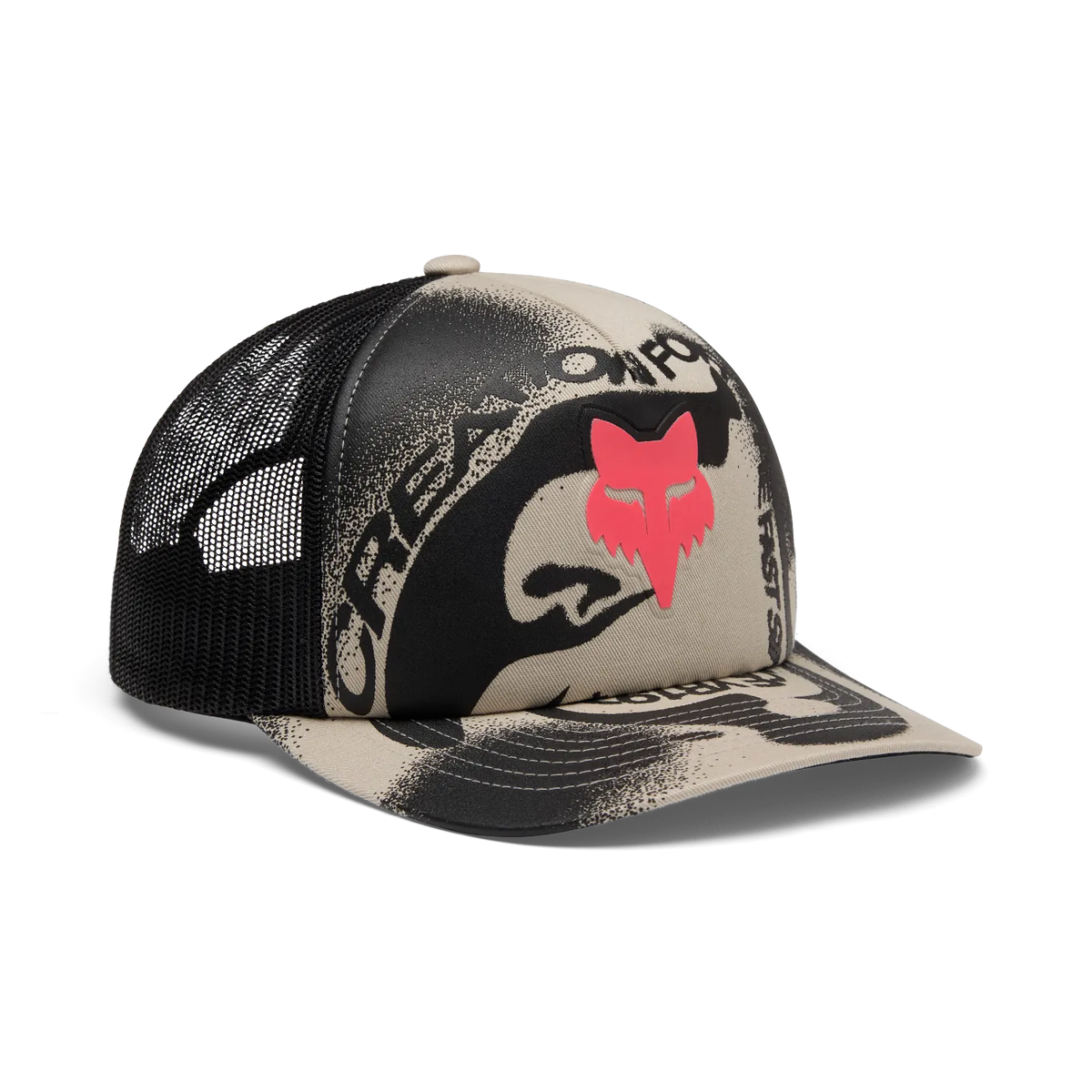 Gorro Jockey Lifestyle Vision Mesh Trucker Cafe Claro Fox