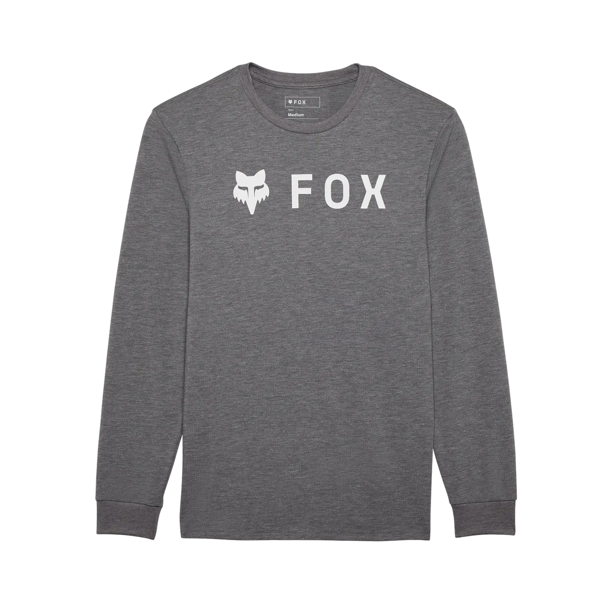 Polera Lifestyle Manga Larga Absolute Gris Fox