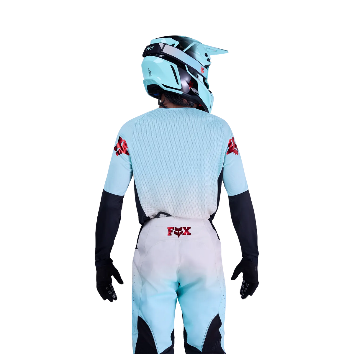 Polera Moto 360 Drip Celeste Fox