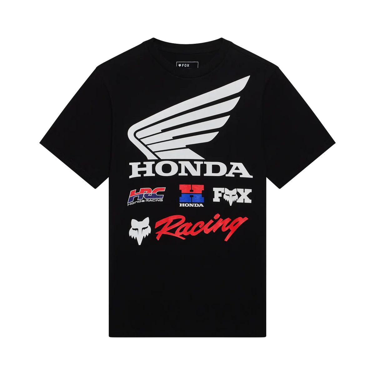 Polera Lifestyle Honda 195 Original Negro Fox