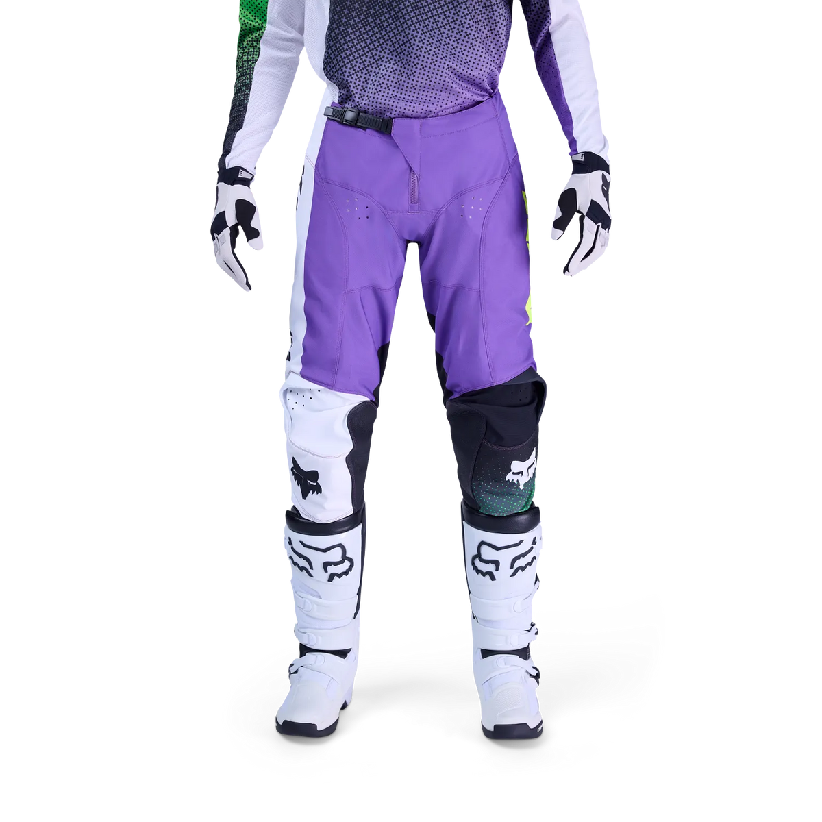Pantalon Moto Kawasaki 180 Morado Fox