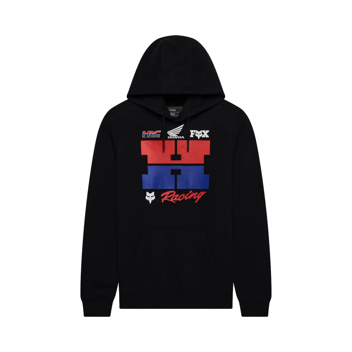 Poleron Lifestyle Honda Negro Fox