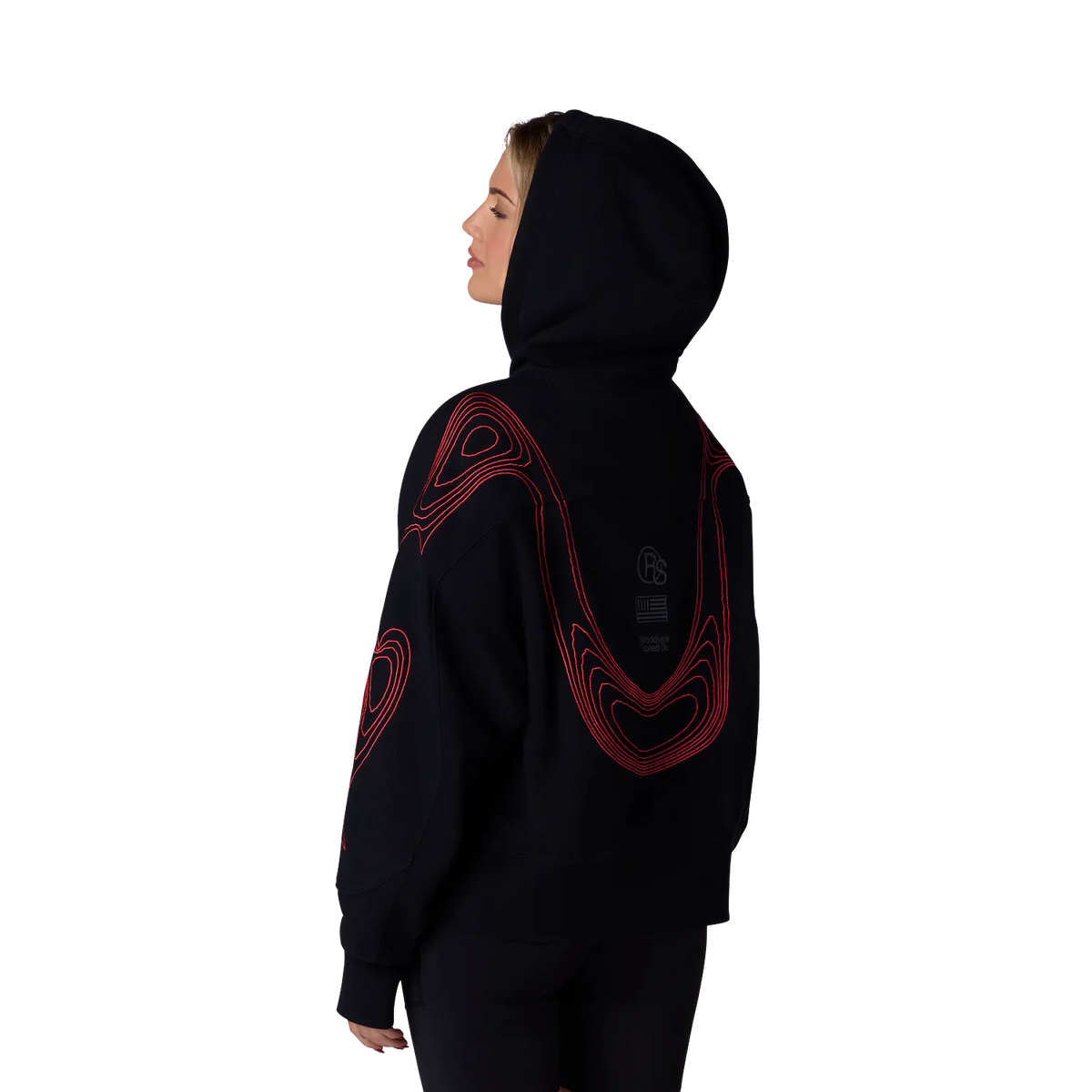 Poleron Lifestyle Mujer Vision Negro Fox