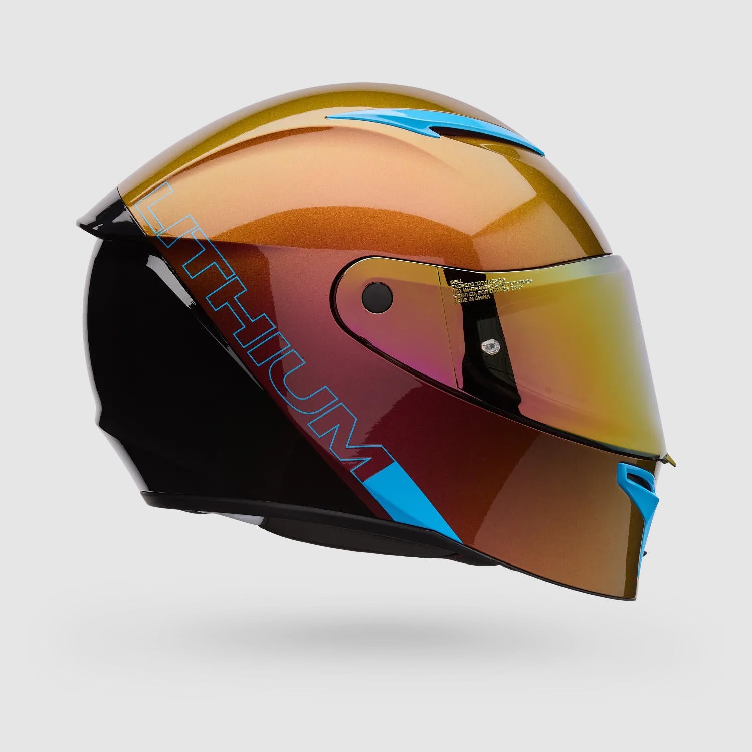 Casco Moto Calle Lithium Mips Plus Delta Amarillo/Naranjo Bell