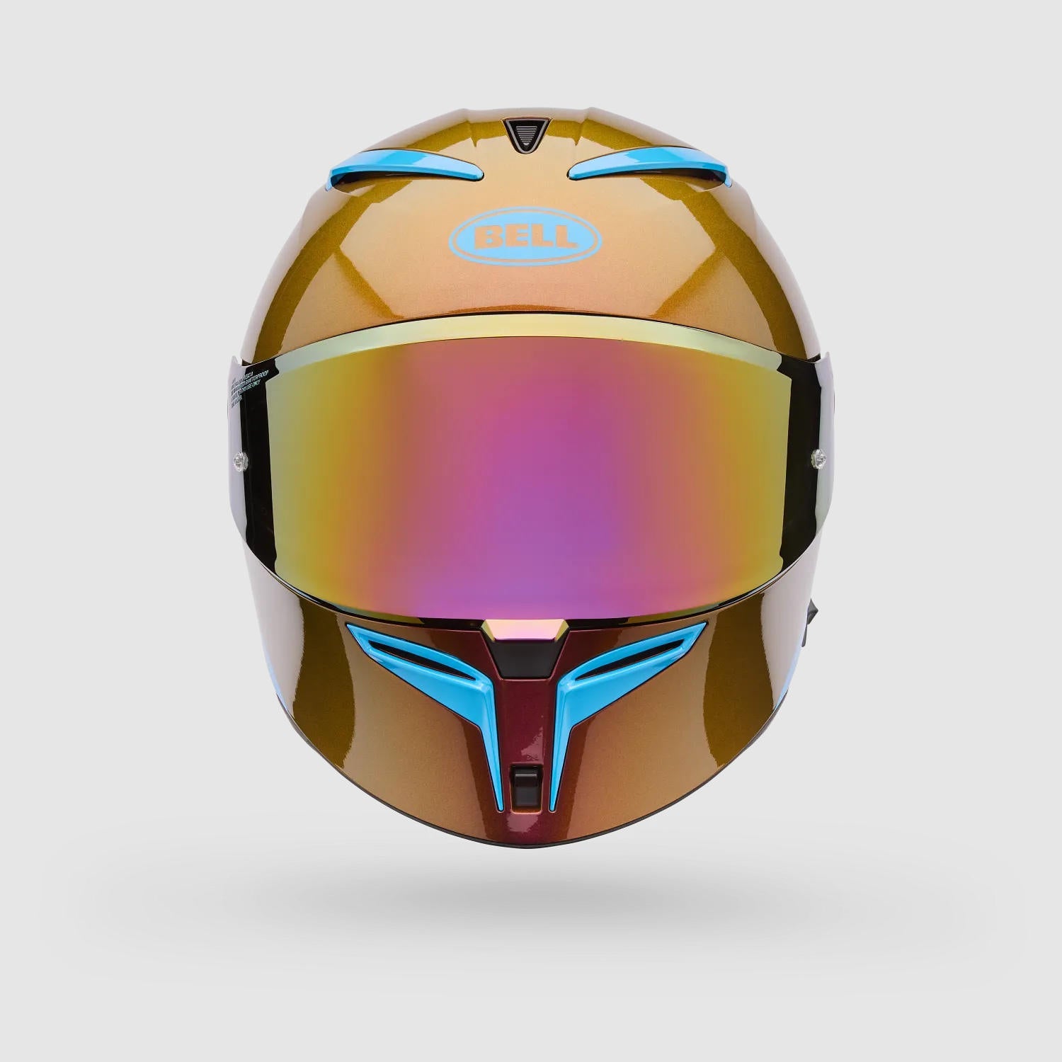 Casco Moto Calle Lithium Mips Plus Delta Amarillo/Naranjo Bell