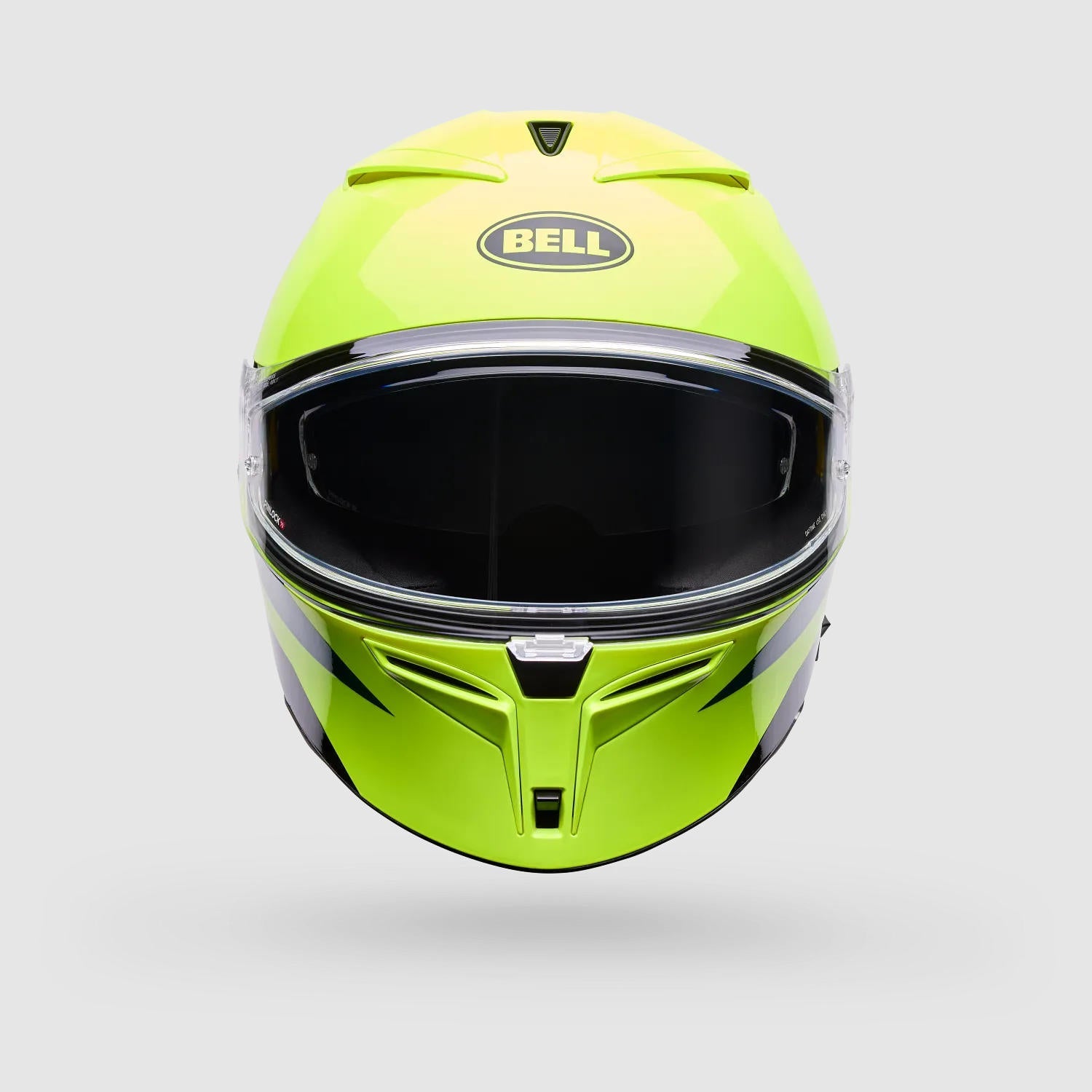 Casco Moto Calle Lithium Flip Amarillo Bell