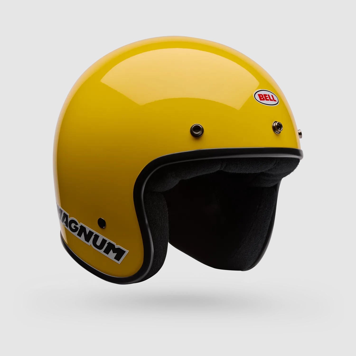 Casco Moto Calle Magnum Solid Amarillo Bell