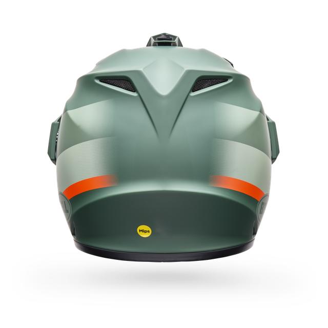 Casco Moto Calle MX-9 ADV Certificado QR Verde Bell