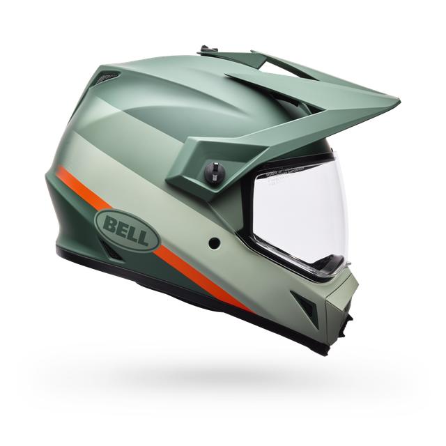 Casco Moto Calle MX-9 ADV Certificado QR Verde Bell