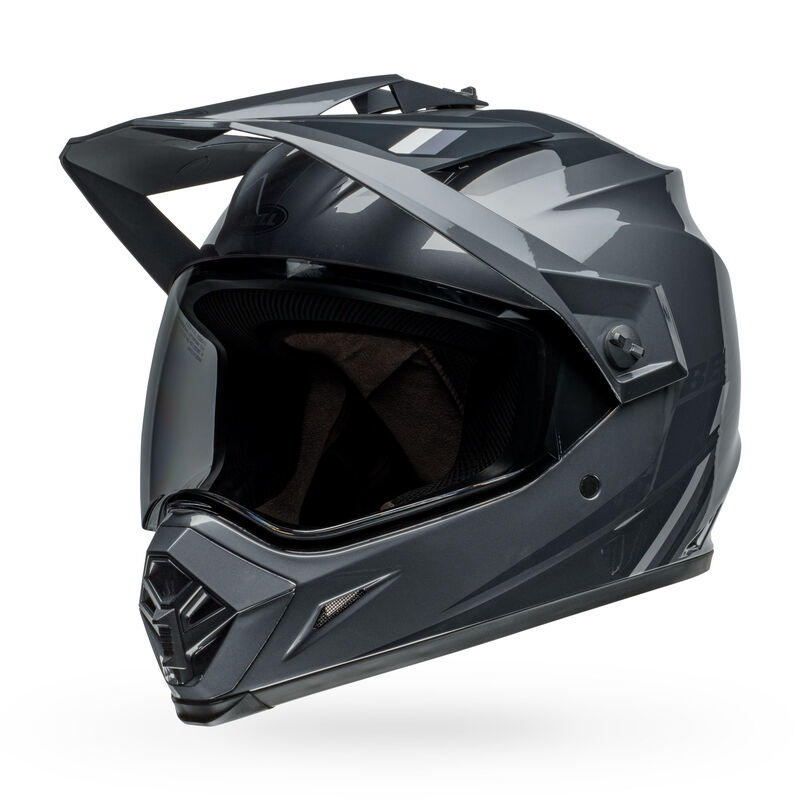 Casco Moto Calle MX-9 Adventure Mips Alpine Certificado QR Gris Carbon Bell
