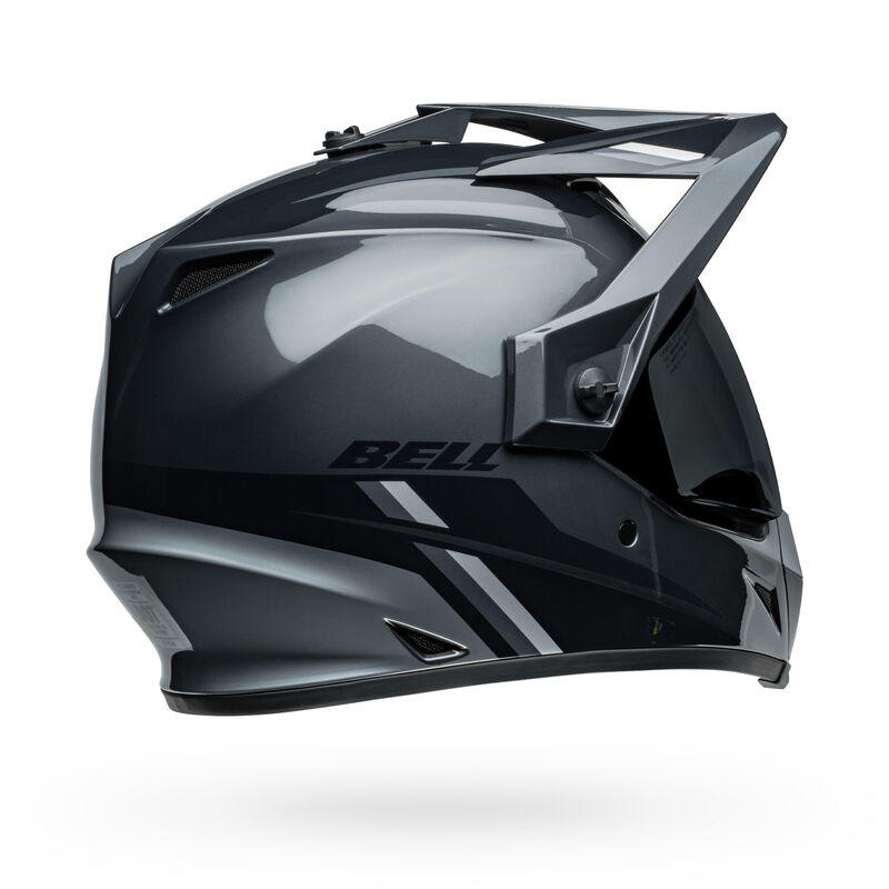 Casco Moto Calle MX-9 Adventure Mips Alpine Certificado QR Gris Carbon Bell