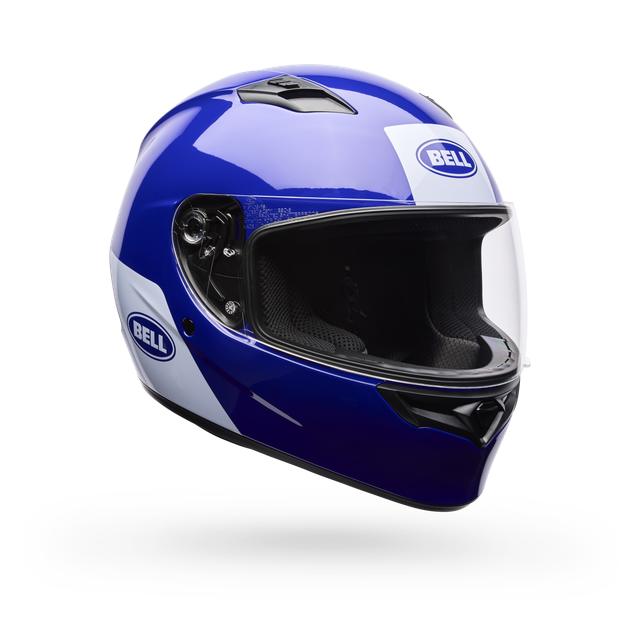 Casco Moto Calle Qualifier Clip Certificado QR Azul Bell