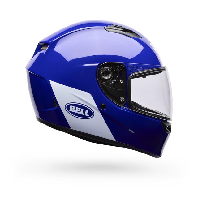 Casco Moto Calle Qualifier Clip Certificado QR Azul Bell