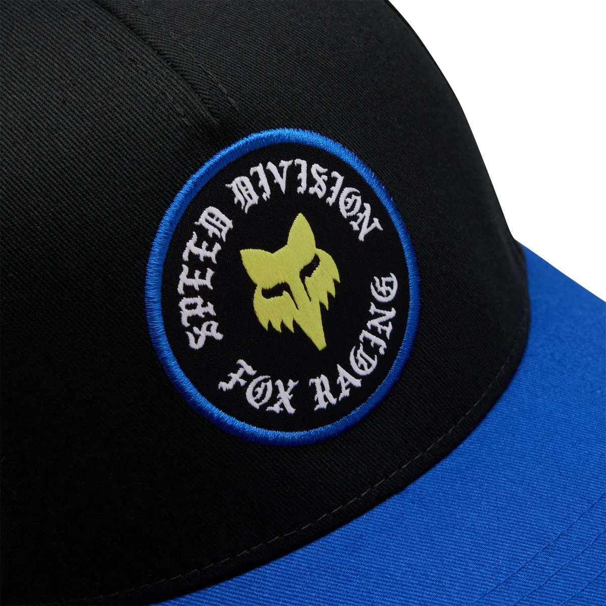 Gorro Jockey Lifestyle Badge Snapback Negro/Azul Fox
